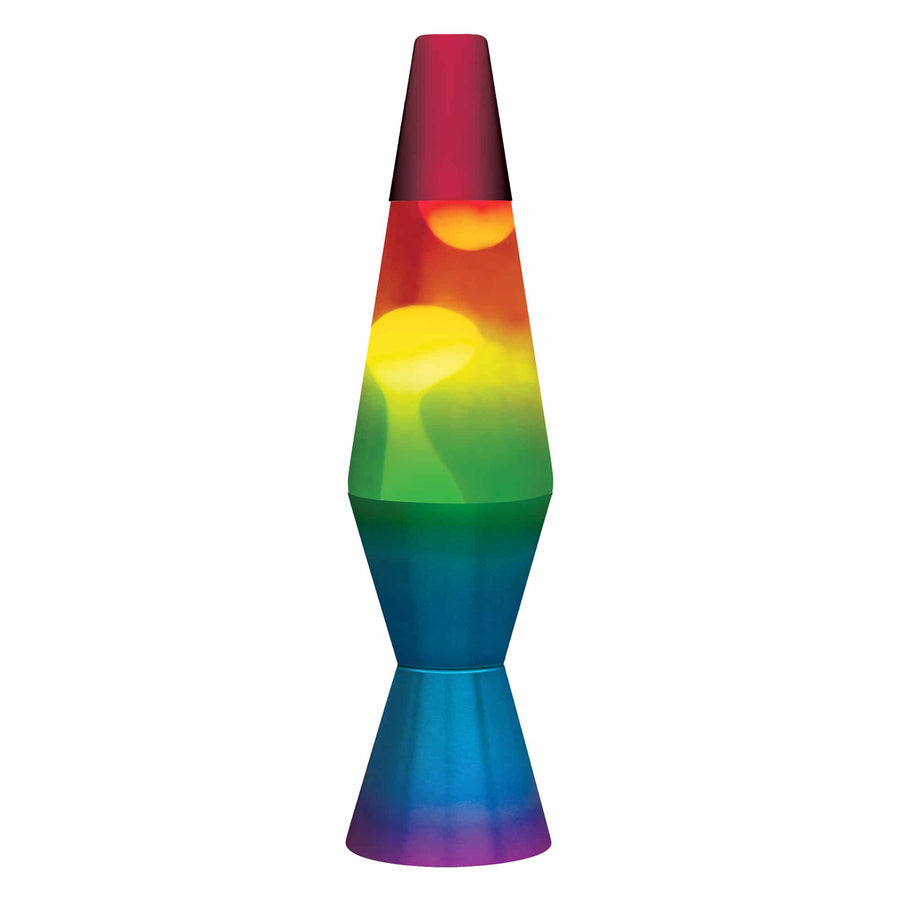 11.5″ LAVA LAMP RAINBOW – WHITE/TRICOLOR R4