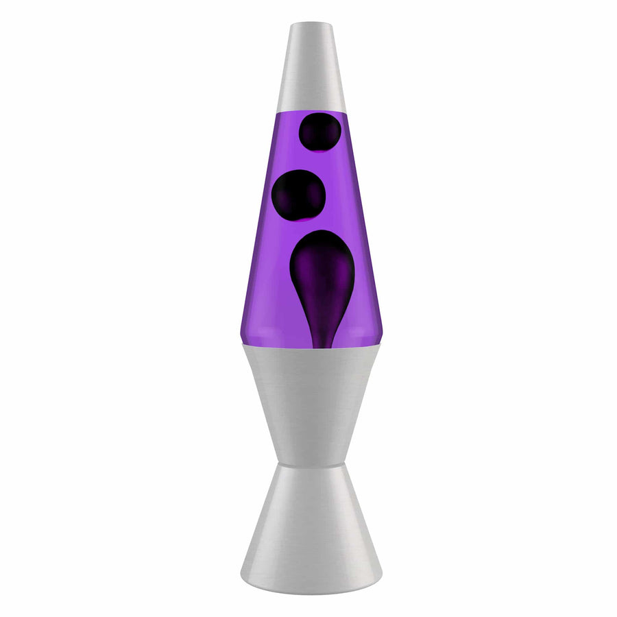 14.5’’ LAVA LAMP – BLACK & PURPLE D6