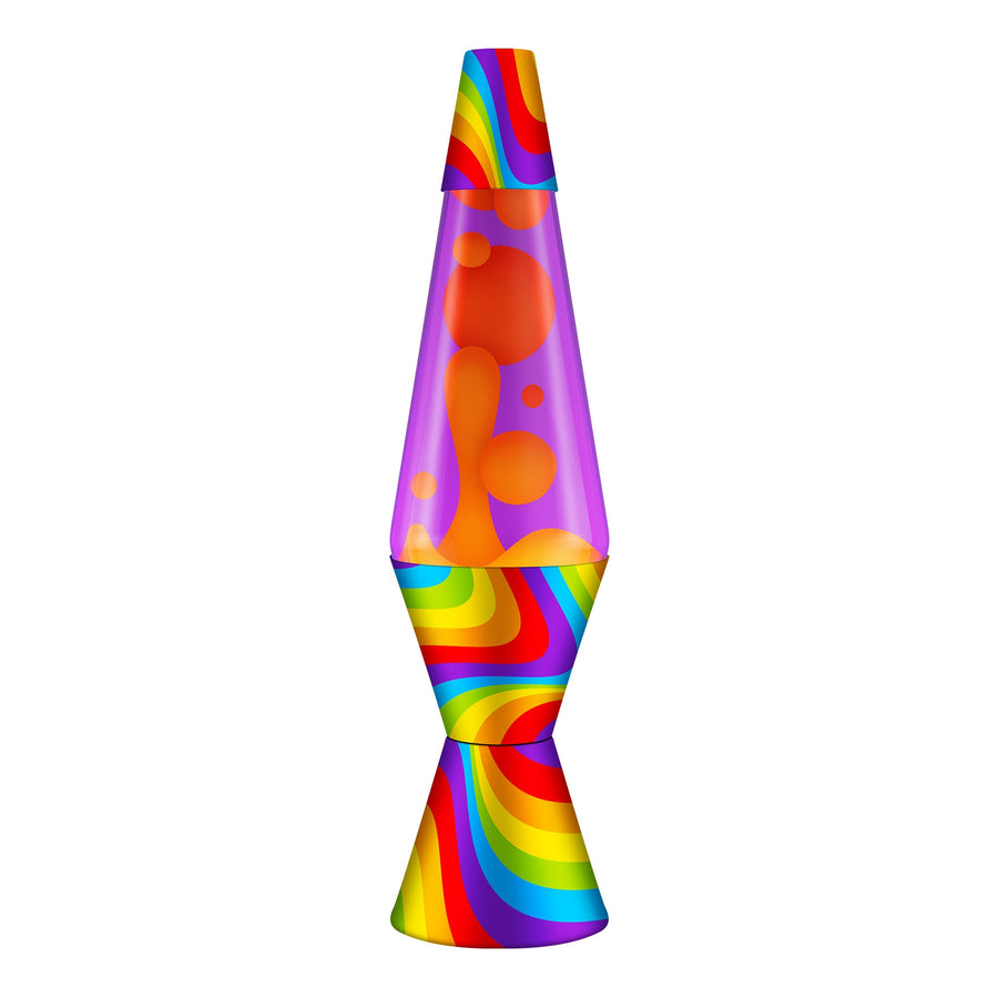 14.5″ LAVA LAMP FLOWING COLOR BANDS R7