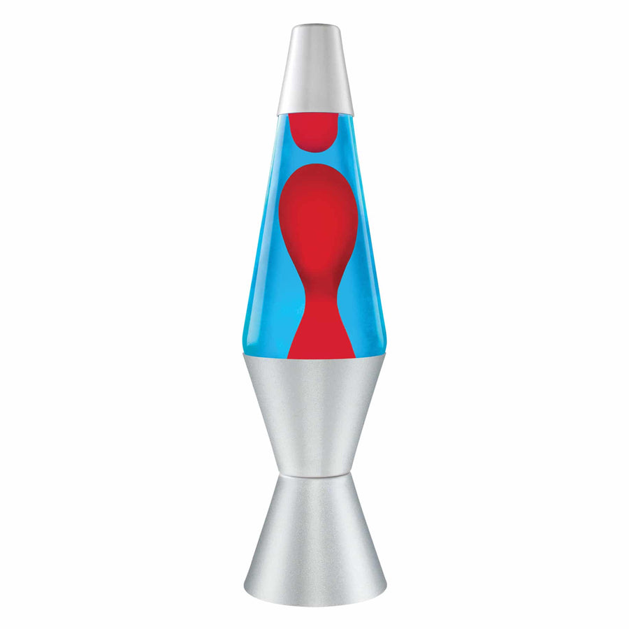 14.5″ LAVA LAMP – RED/BLUE/SILVER L2