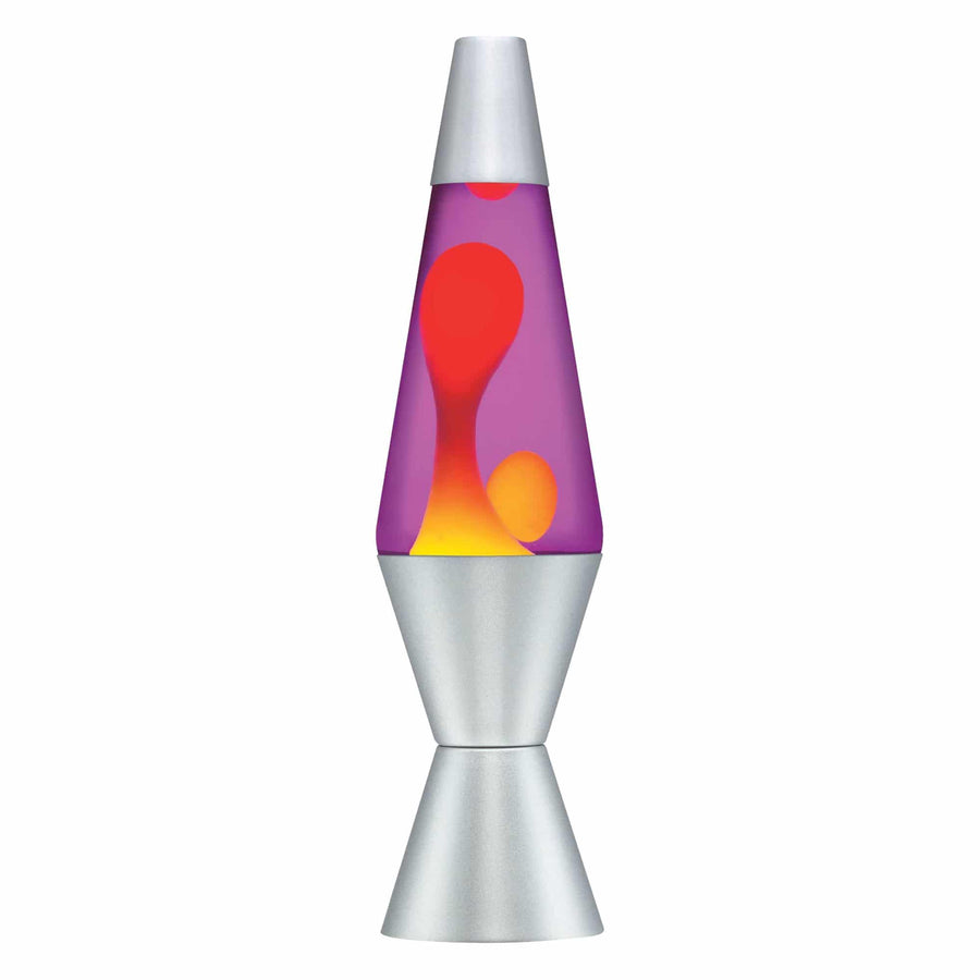 14.5” LAVA LAMP – YELLOW/PURPLE/SILVER S3