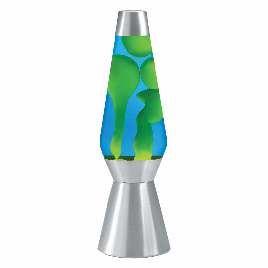 27″ LAVA LAMP GRANDE – YELLOW/BLUE/SILVER N1
